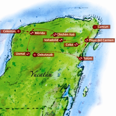 mapa yucatan total